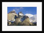 Rugged and Misty Cuernos del Paine Peaks by Anonymous