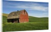 Red Barn in Palouse Country by Anonymous
