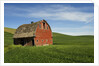 Red Barn in Palouse Country by Anonymous
