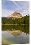 Tre Cime di Lavaredo Reflected on Lago dei Cirmoli by Anonymous