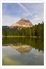 Tre Cime di Lavaredo Reflected on Lago dei Cirmoli by Anonymous