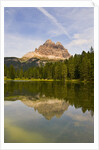 Tre Cime di Lavaredo Reflected on Lago dei Cirmoli by Anonymous