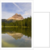 Tre Cime di Lavaredo Reflected on Lago dei Cirmoli by Anonymous