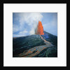 Lava fountain in Pu'u O'o Vent on Kilauea Volcano by Anonymous