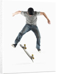 Young Skateboarder Doing Trick by Anonymous