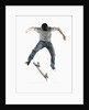 Young Skateboarder Doing Trick by Anonymous