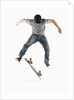 Young Skateboarder Doing Trick by Anonymous
