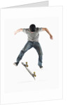 Young Skateboarder Doing Trick by Anonymous