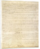 Page Three of the Constitution of the United States by Anonymous