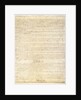 Page Three of the Constitution of the United States by Anonymous