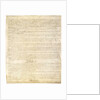Page Three of the Constitution of the United States by Anonymous