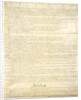Page Two of the Constitution of the United States by Anonymous