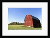 Barn in a field by Anonymous