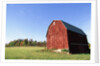 Barn in a field by Anonymous