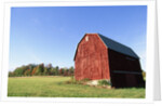 Barn in a field by Anonymous