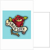True Love Rose Tattoo by Anonymous