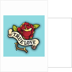 True Love Rose Tattoo by Anonymous