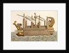 Print of Roman Royal Barge by Anonymous