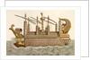 Print of Roman Royal Barge by Anonymous