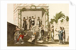 Print of the Rites of Isis Performed in Pompeii by Anonymous