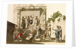 Print of the Rites of Isis Performed in Pompeii by Anonymous