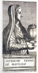 Portrait of Artemisia, Queen of Cara by Andre Thevet