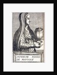 Portrait of Artemisia, Queen of Cara by Andre Thevet