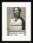 Portrait of Herodotus by Andre Thevet