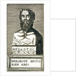 Portrait of Herodotus by Andre Thevet
