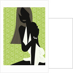 Woman Wearing Dress by Anonymous