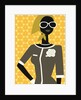 Woman Wearing Scarf and Sunglasses by Anonymous