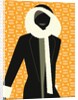 Woman Wearing Winter Coat by Anonymous