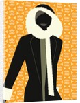 Woman Wearing Winter Coat by Anonymous