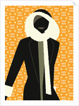 Woman Wearing Winter Coat by Anonymous