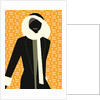 Woman Wearing Winter Coat by Anonymous