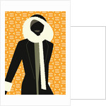 Woman Wearing Winter Coat by Anonymous