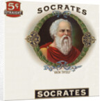 Socrates Cigar Box Label by Anonymous