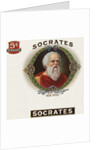 Socrates Cigar Box Label by Anonymous