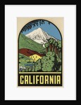 California Travel Decal by Anonymous