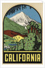 California Travel Decal by Anonymous