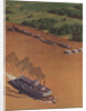 Illustration of Riverboat on Mississippi River by Anonymous