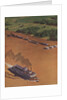 Illustration of Riverboat on Mississippi River by Anonymous