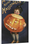 A Happy Hallowe'en Postcard by Ellen H. Clapsaddle