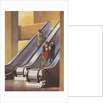 A Moving Stairway Illustration by Anonymous