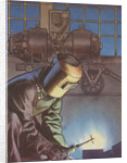 Electric Welding Illustration by Anonymous