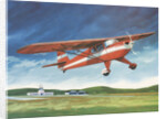 Illustration of Propeller Airplane by Anonymous