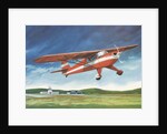 Illustration of Propeller Airplane by Anonymous