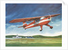 Illustration of Propeller Airplane by Anonymous