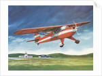 Illustration of Propeller Airplane by Anonymous