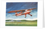 Illustration of Propeller Airplane by Anonymous